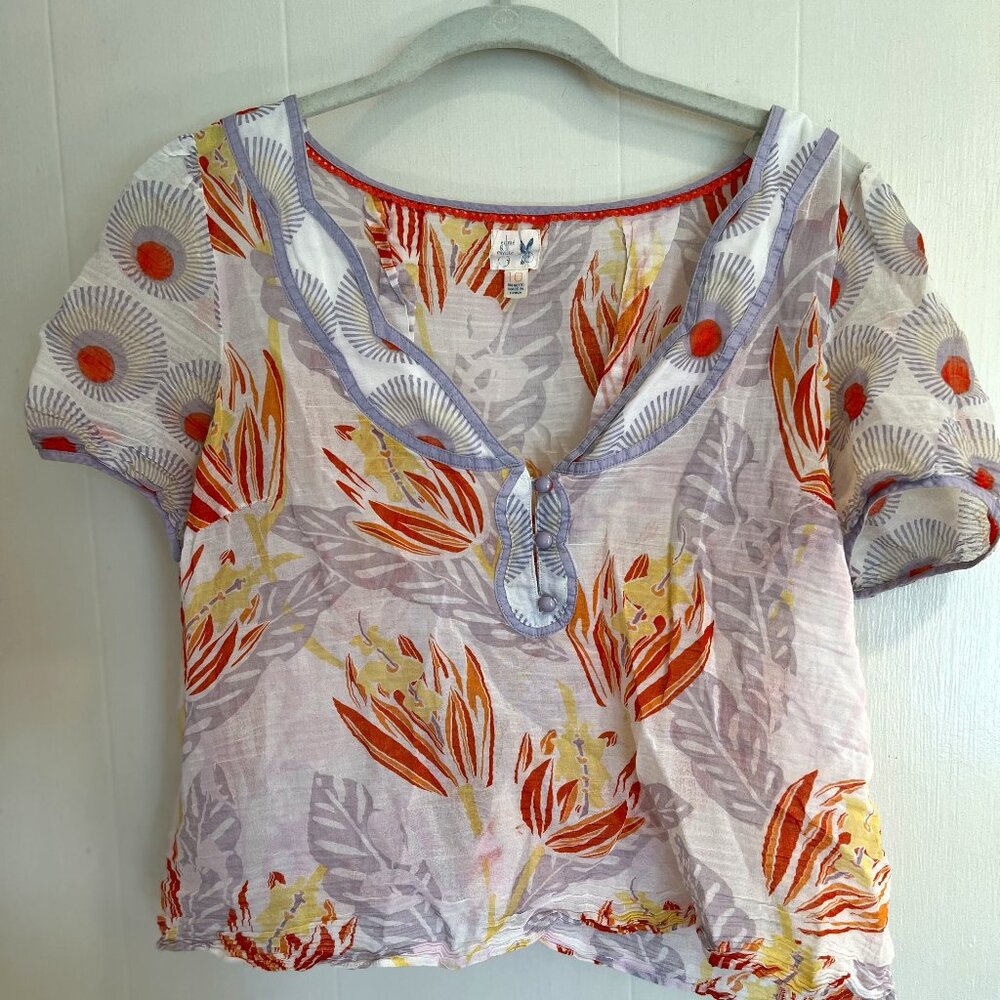 Edme Esyllte Top Anthropologie Size 10 - Medium